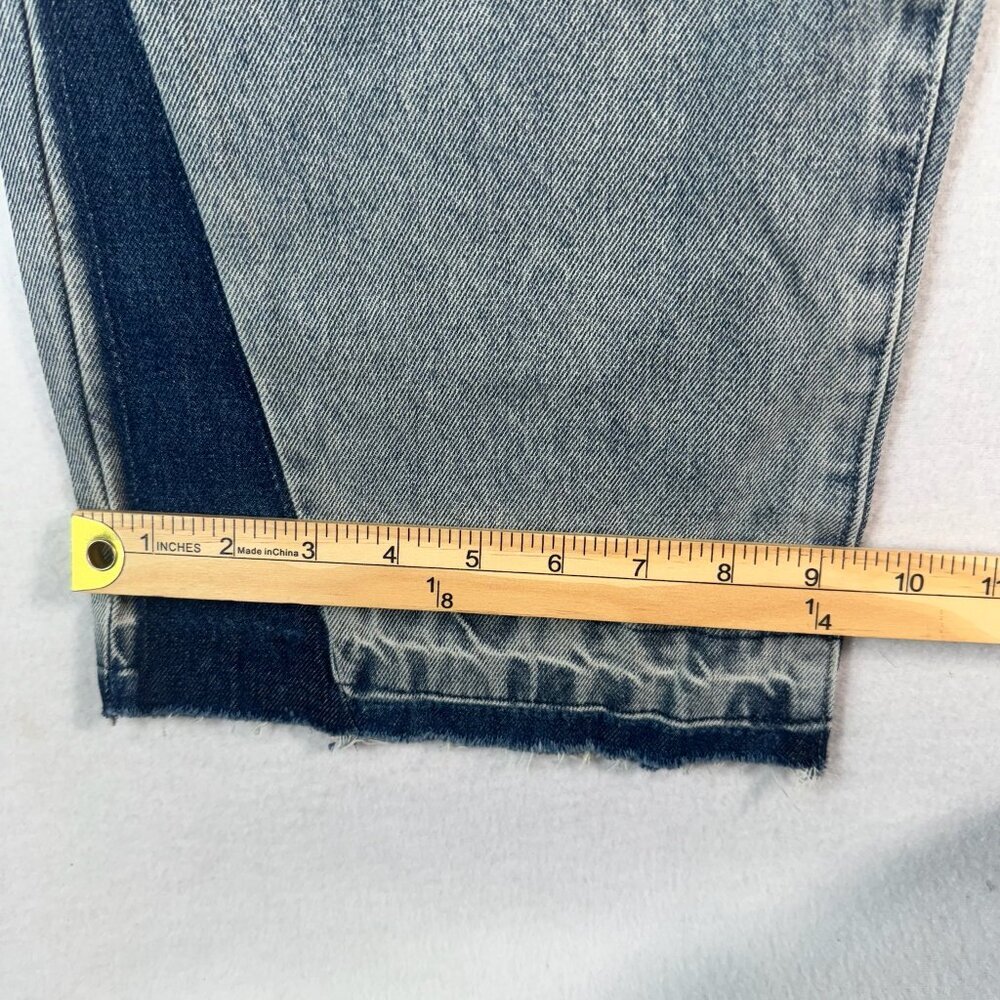 Aelfric Eden Jeans Womens 34 Blue Wide Leg Mid Rise Medium Wash - Picture 10 of 13